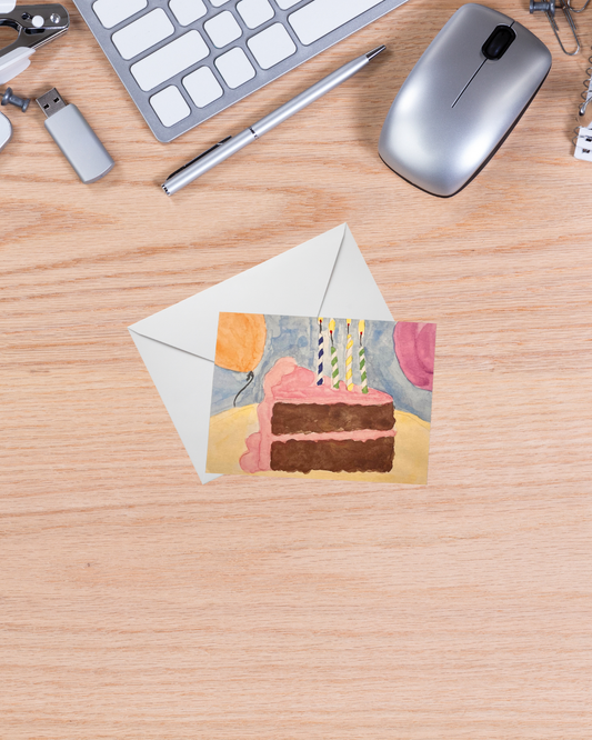 Chocolate Cake Notecard