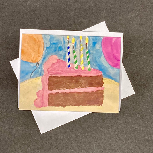 Chocolate Cake Notecard