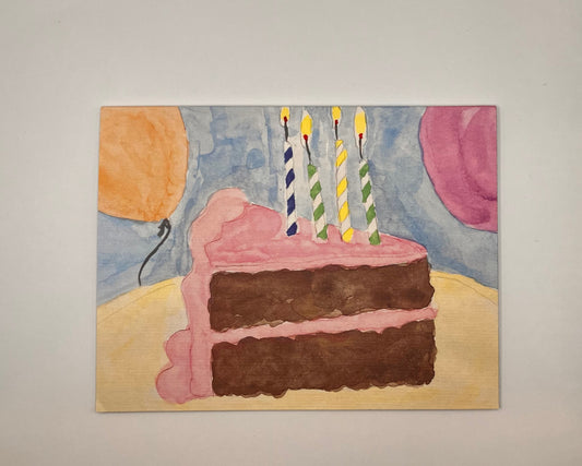 Chocolate Cake Notecard
