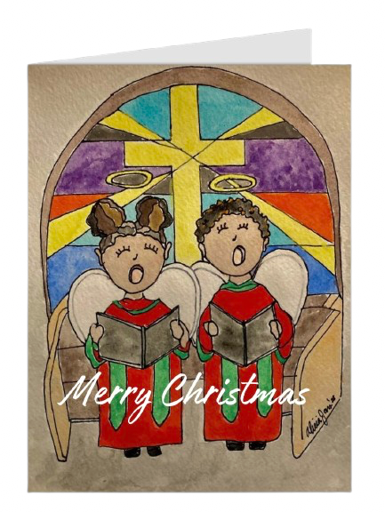 “A cappella” Christmas Greetings Card Bundle - Set of 10